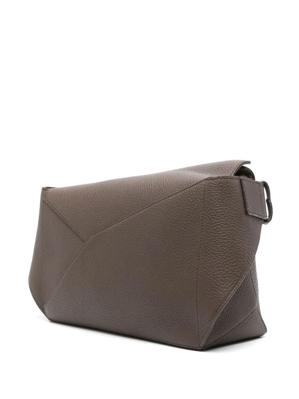 Puzzle edge small leather bumbag