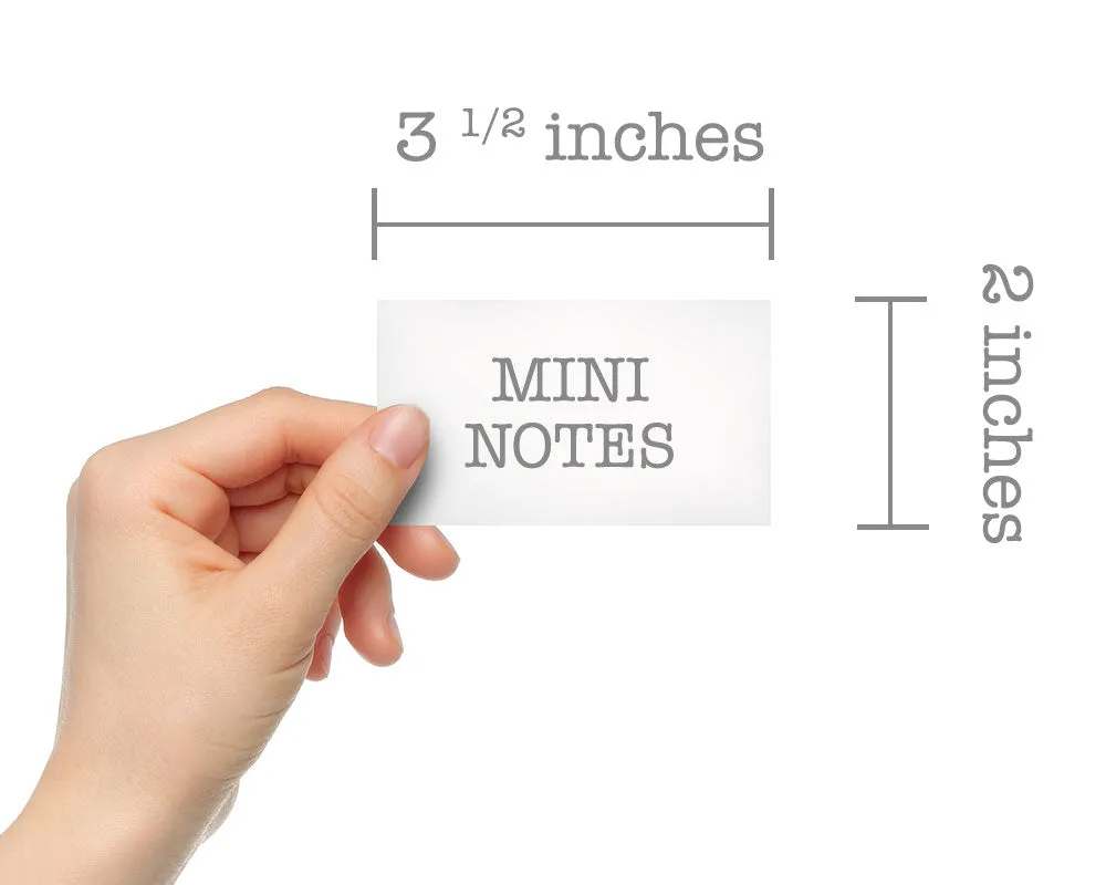 "You are a Blessing" Flat Table Place Cards - 48 Mini Notes