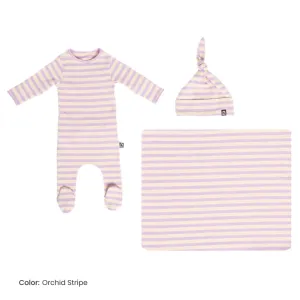 RAGS Newborn Bundle - Orchid & Turtledove Stripe