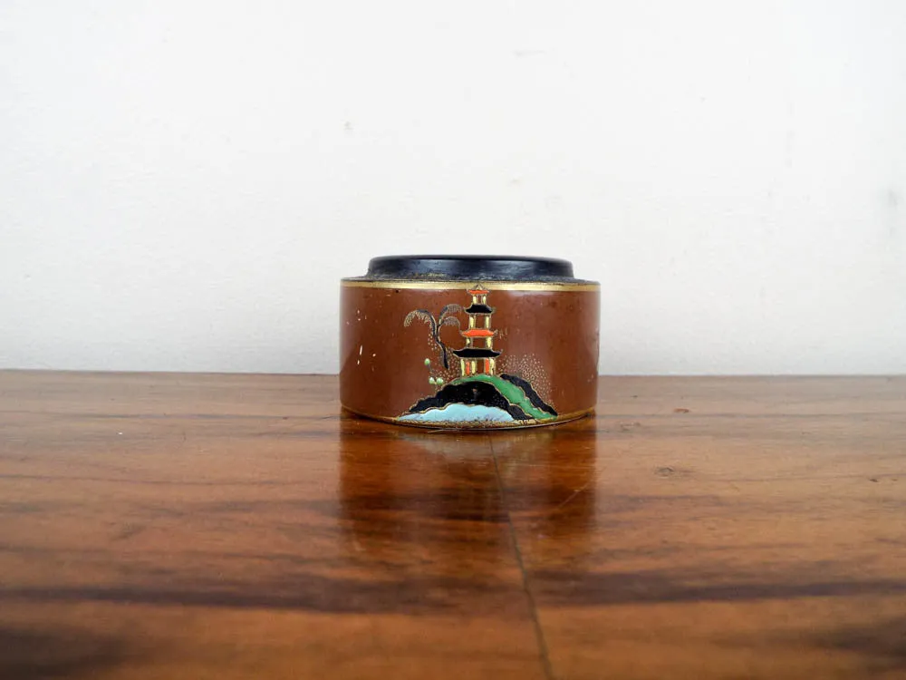 Rare English G B & Sons Ltd Enamel Match Holder