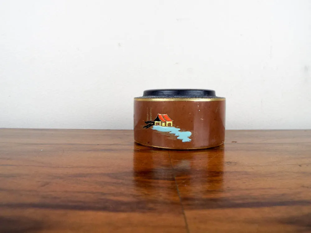 Rare English G B & Sons Ltd Enamel Match Holder