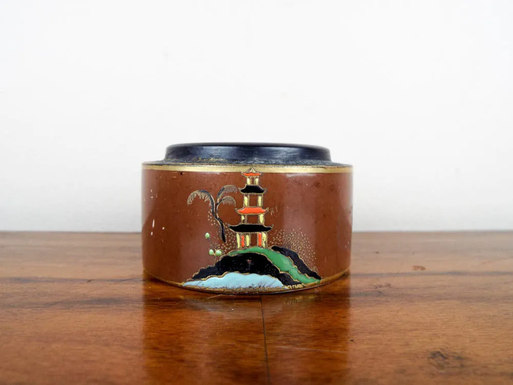Rare English G B & Sons Ltd Enamel Match Holder