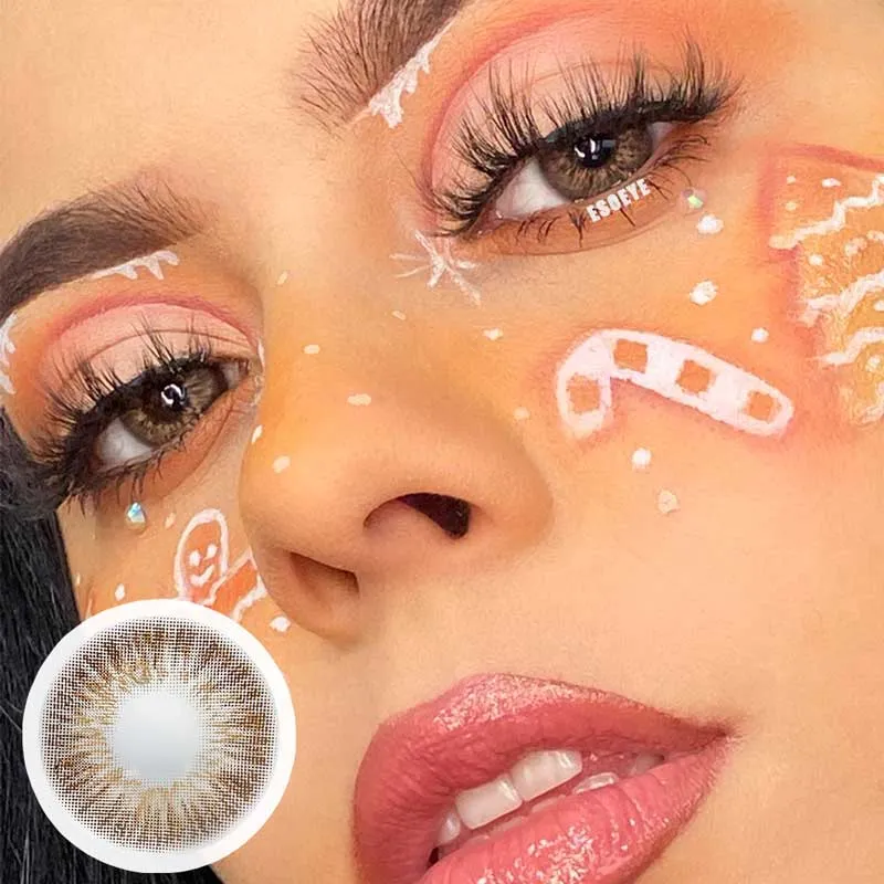 Rare Iris Brown Colored Contact Lenses Yearly
