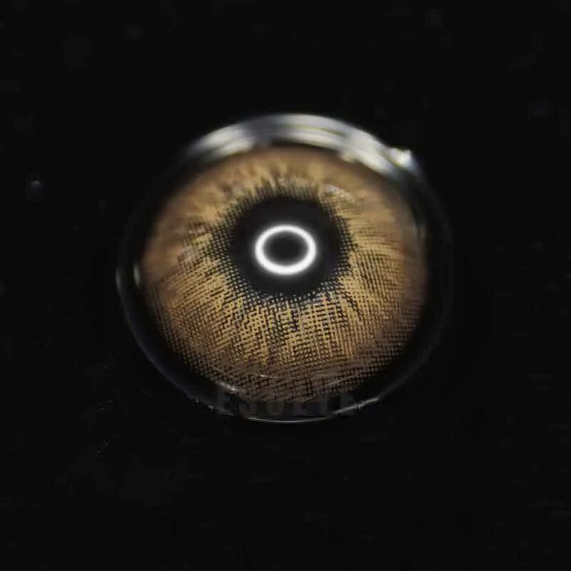 Rare Iris Brown Colored Contact Lenses Yearly