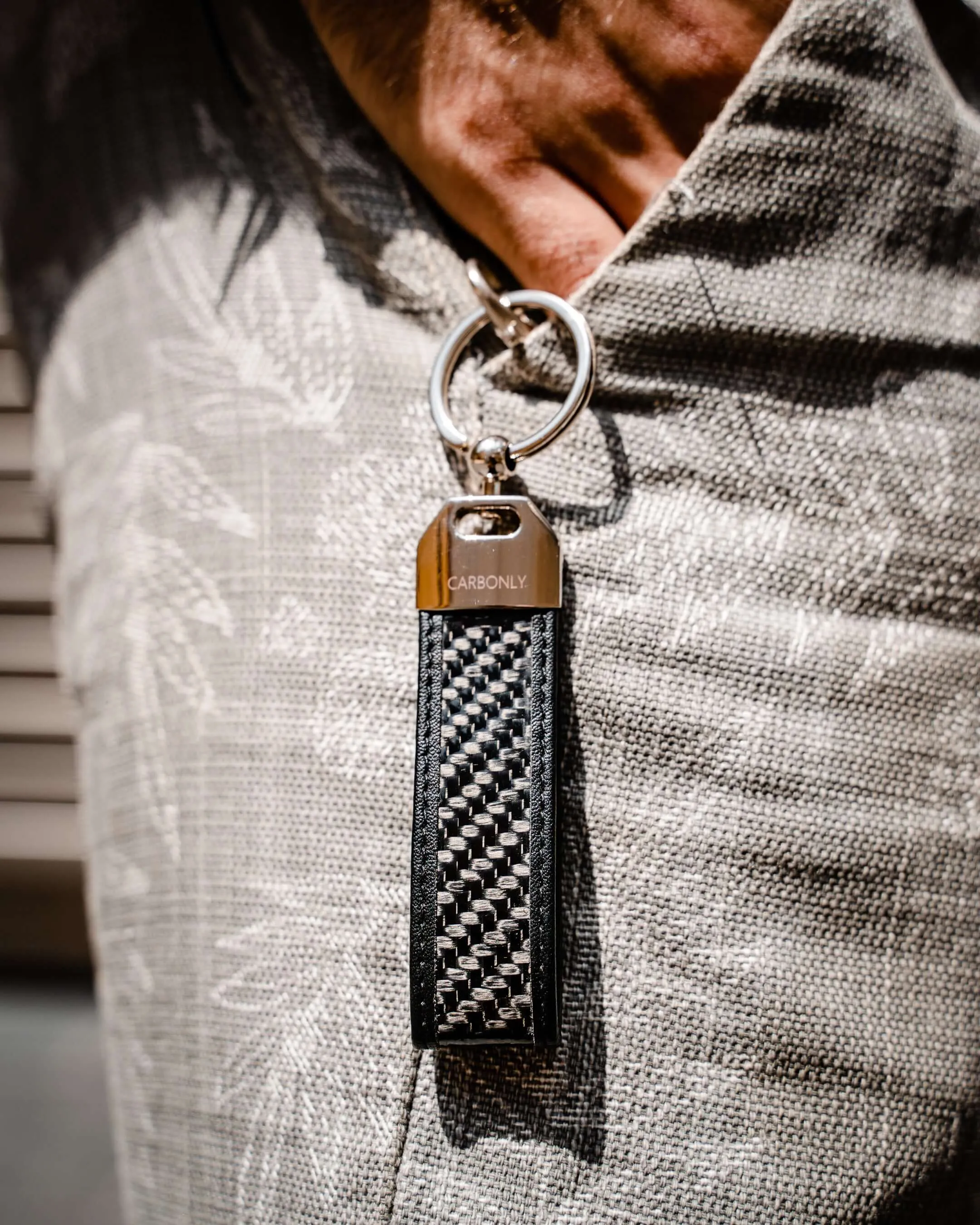 Real Carbon Fiber Classic Key Holder