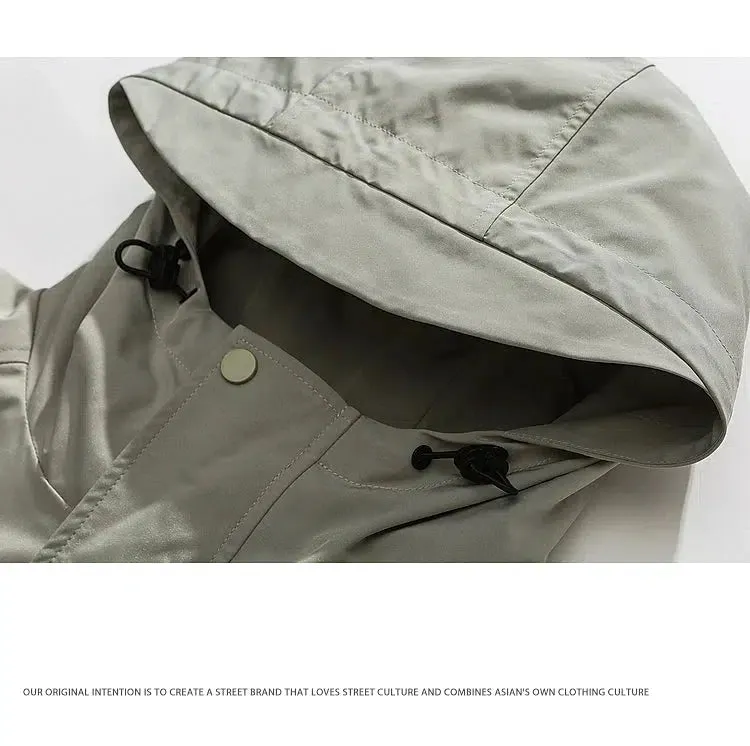 Removable Fleece Liner Hooded Jacket