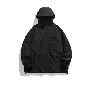 Removable Fleece Liner Hooded Jacket