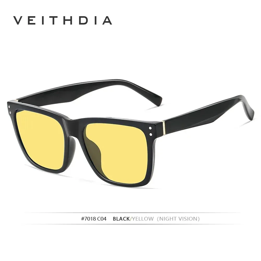 Retro Photochromic Polarized Sunglasses for Men