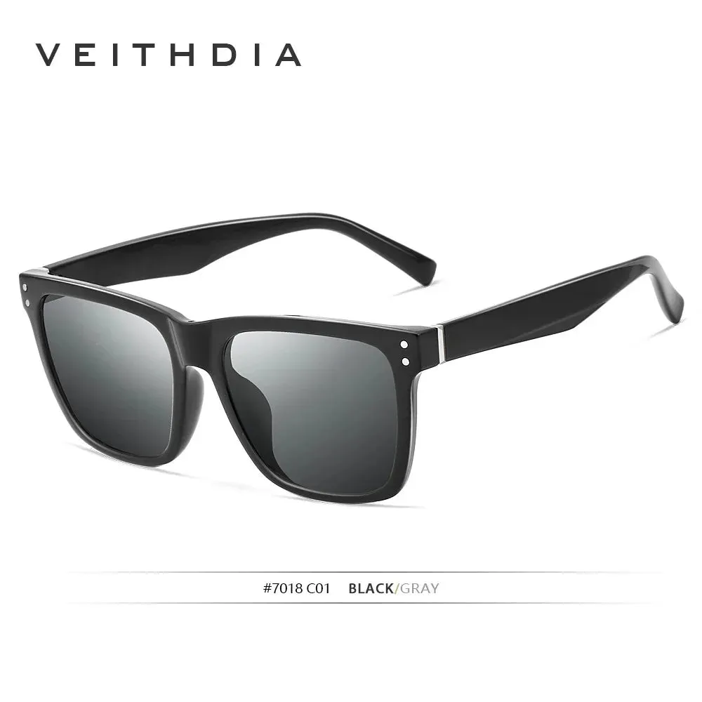 Retro Photochromic Polarized Sunglasses for Men