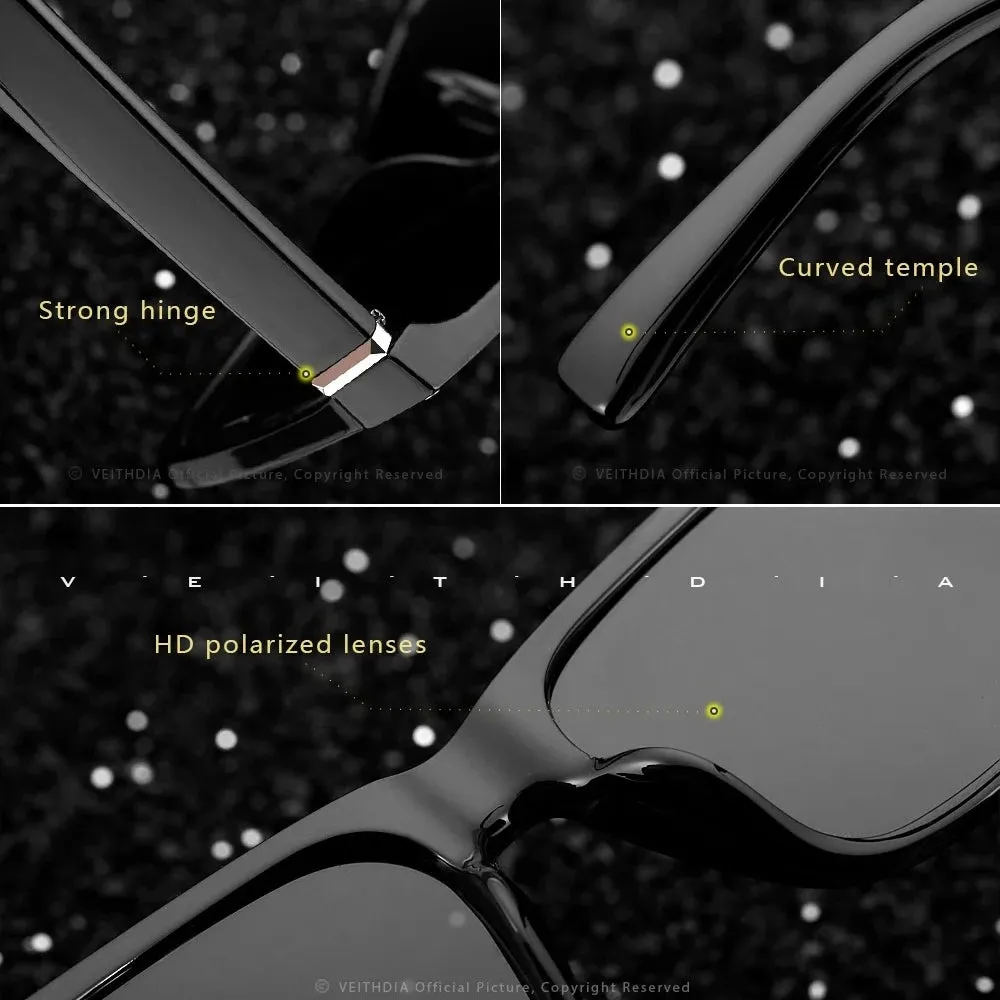 Retro Photochromic Polarized Sunglasses for Men