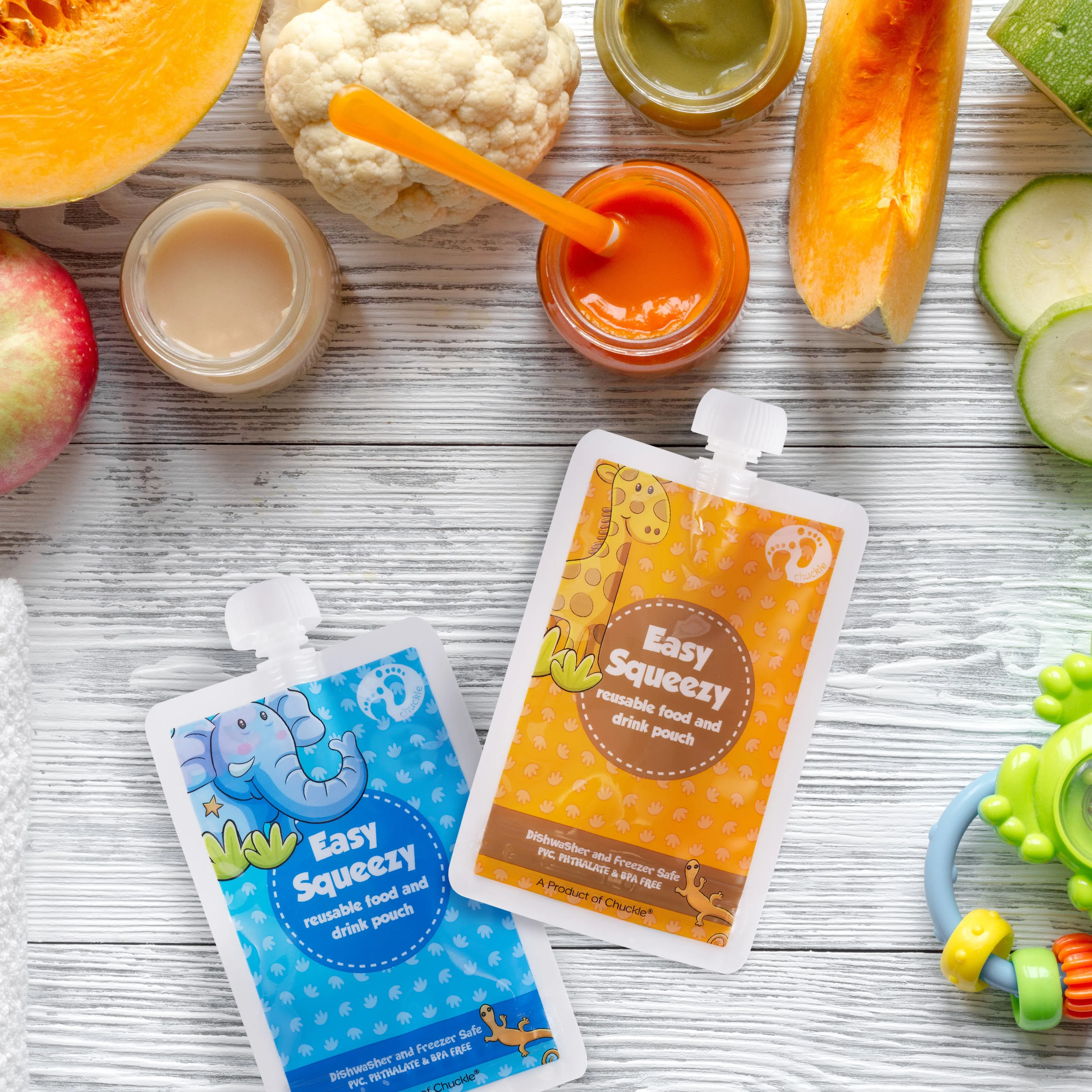 Reusable Baby Food Pouches