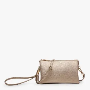 Riley Crossbody Wristlet Champagne