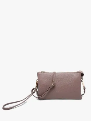 Riley Wristlet Crossbody - Dark Mauve
