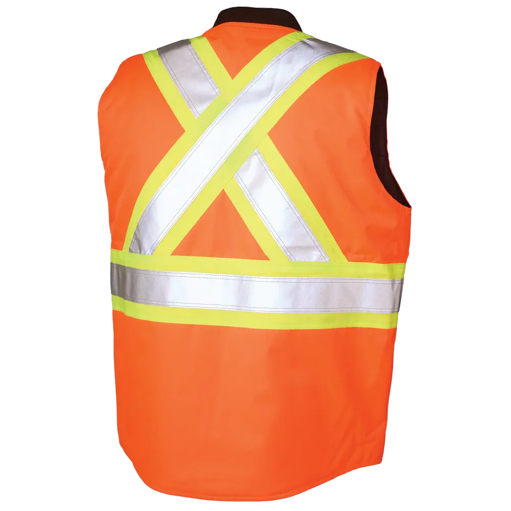 Ripstop Reversible Safety Vest by Tough Duck - Style SV14