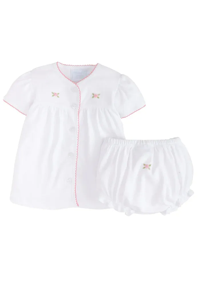 Rose Layette Knit Set