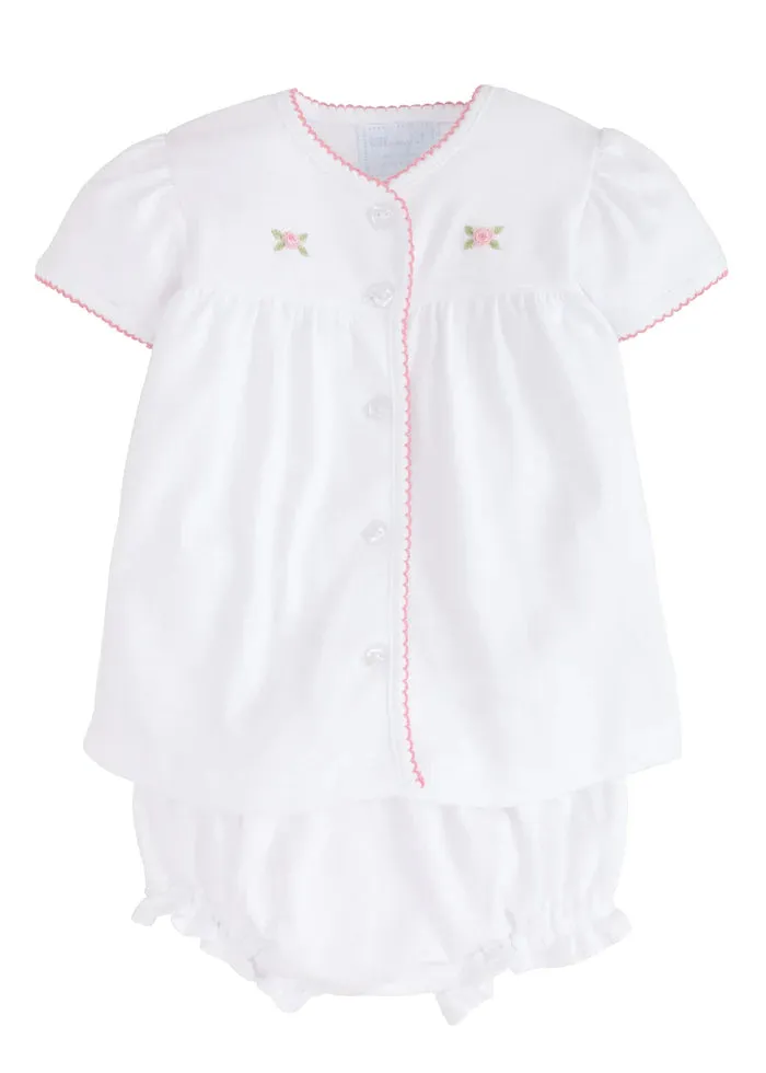 Rose Layette Knit Set