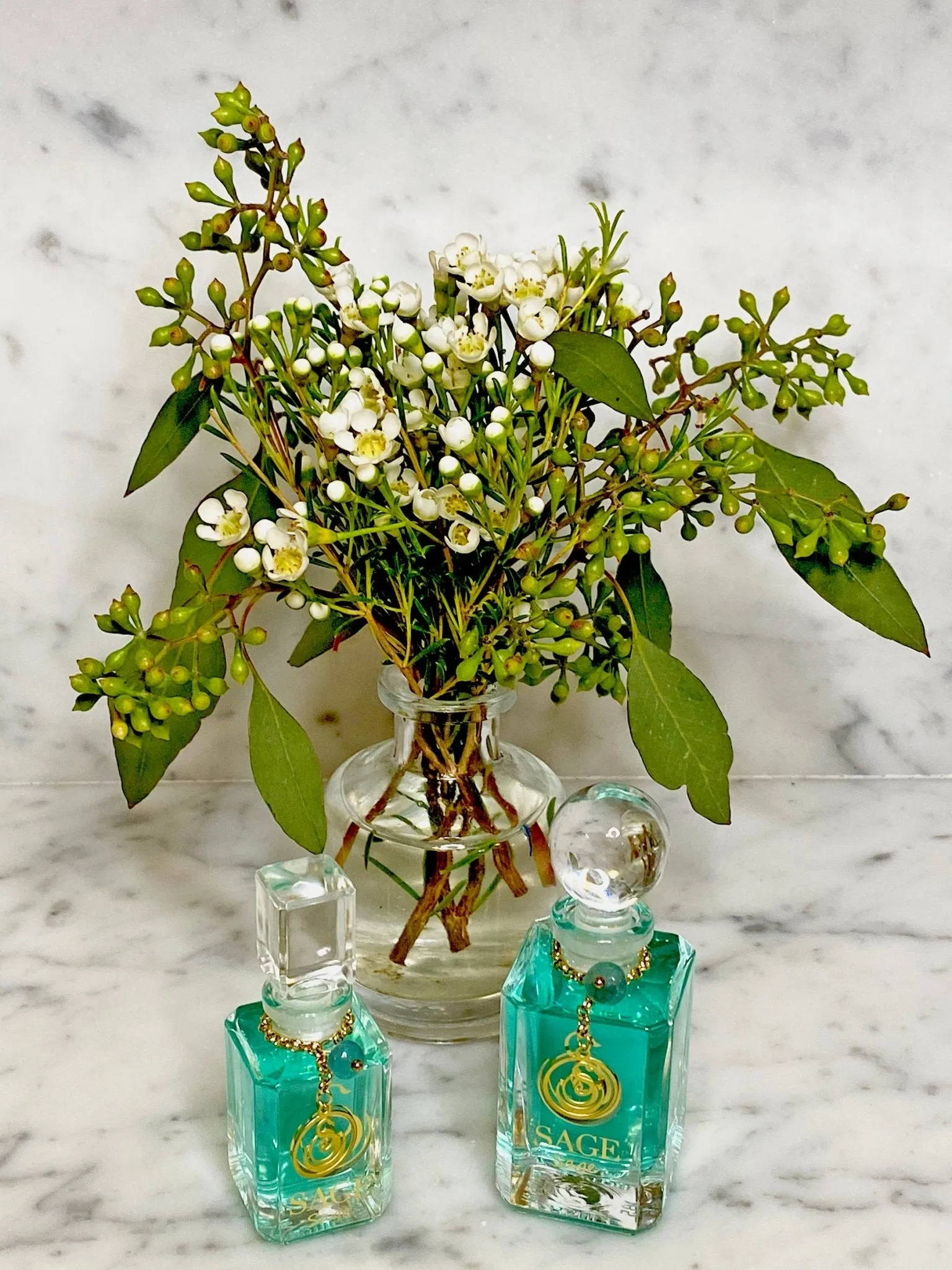 Sage Vanity Bottle by Sage, Pure Perfume Oil Concentrate