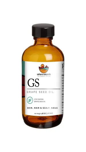 Sahara Naturals 100% Pure Grapeseed Oil – Lightweight Moisturizer for Skin & Hair