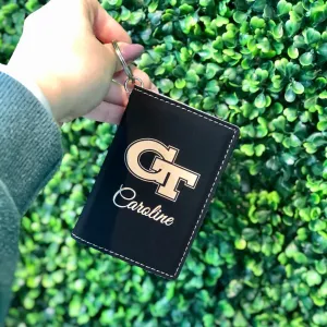 School Logo ID Holder Keychain Wallet