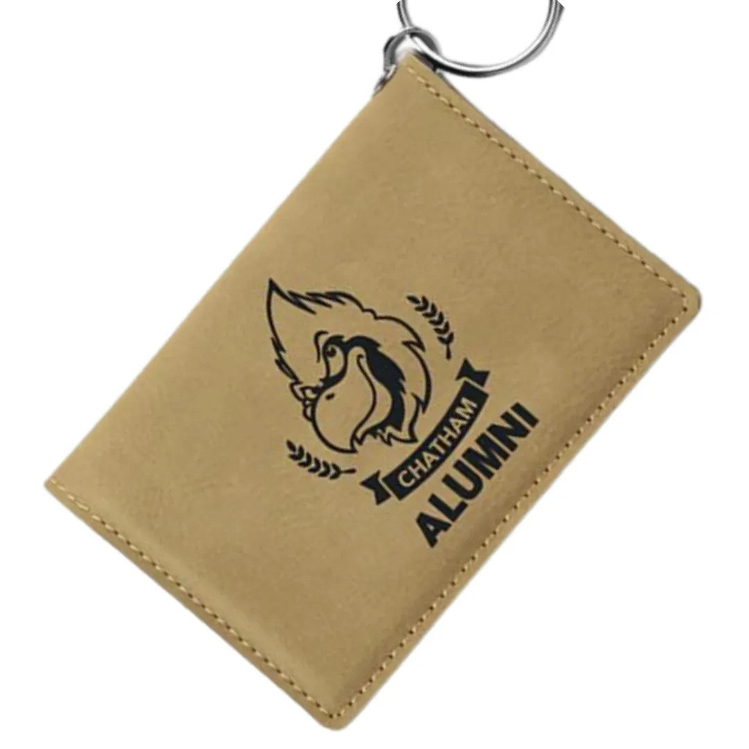 School Logo ID Holder Keychain Wallet