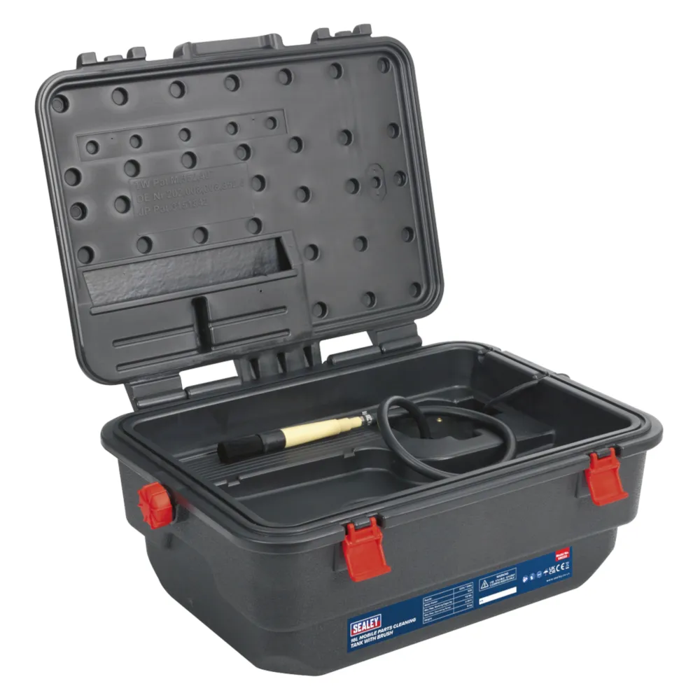 Sealey 16L Mobile Parts Cleaning Tank with Brush - B