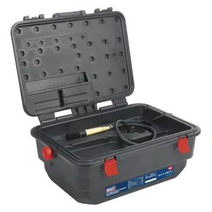 Sealey 16L Mobile Parts Cleaning Tank with Brush - B
