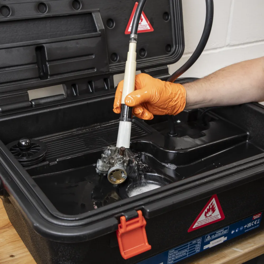 Sealey 16L Mobile Parts Cleaning Tank with Brush - B
