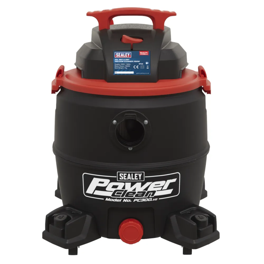 Sealey 30L Wet & Dry Vacuum Cleaner 1100W - B