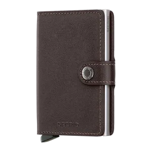 SECRID Miniwallet Leather - Original Dark Brown