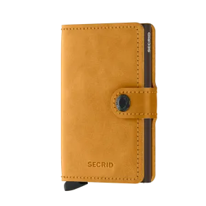 SECRID Miniwallet Leather - Vintage Ochre