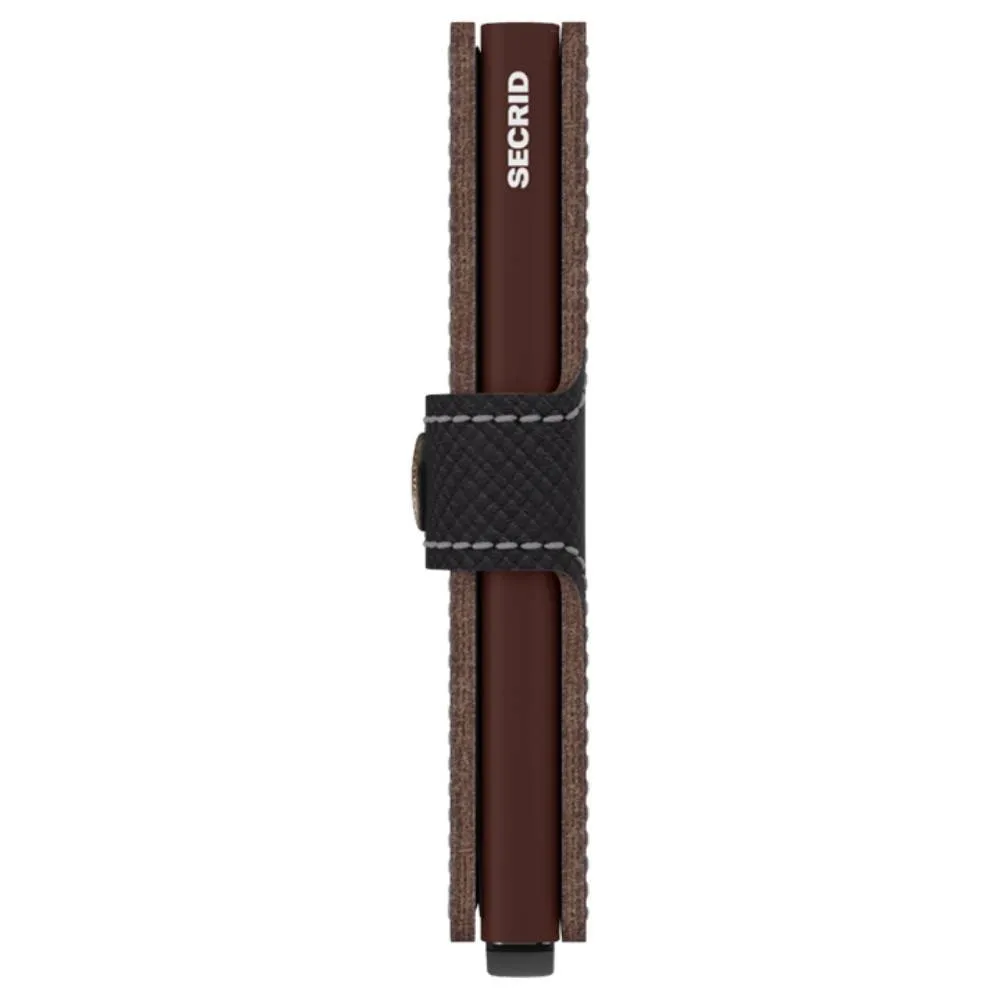 SECRID Miniwallet - Saffiano Brown