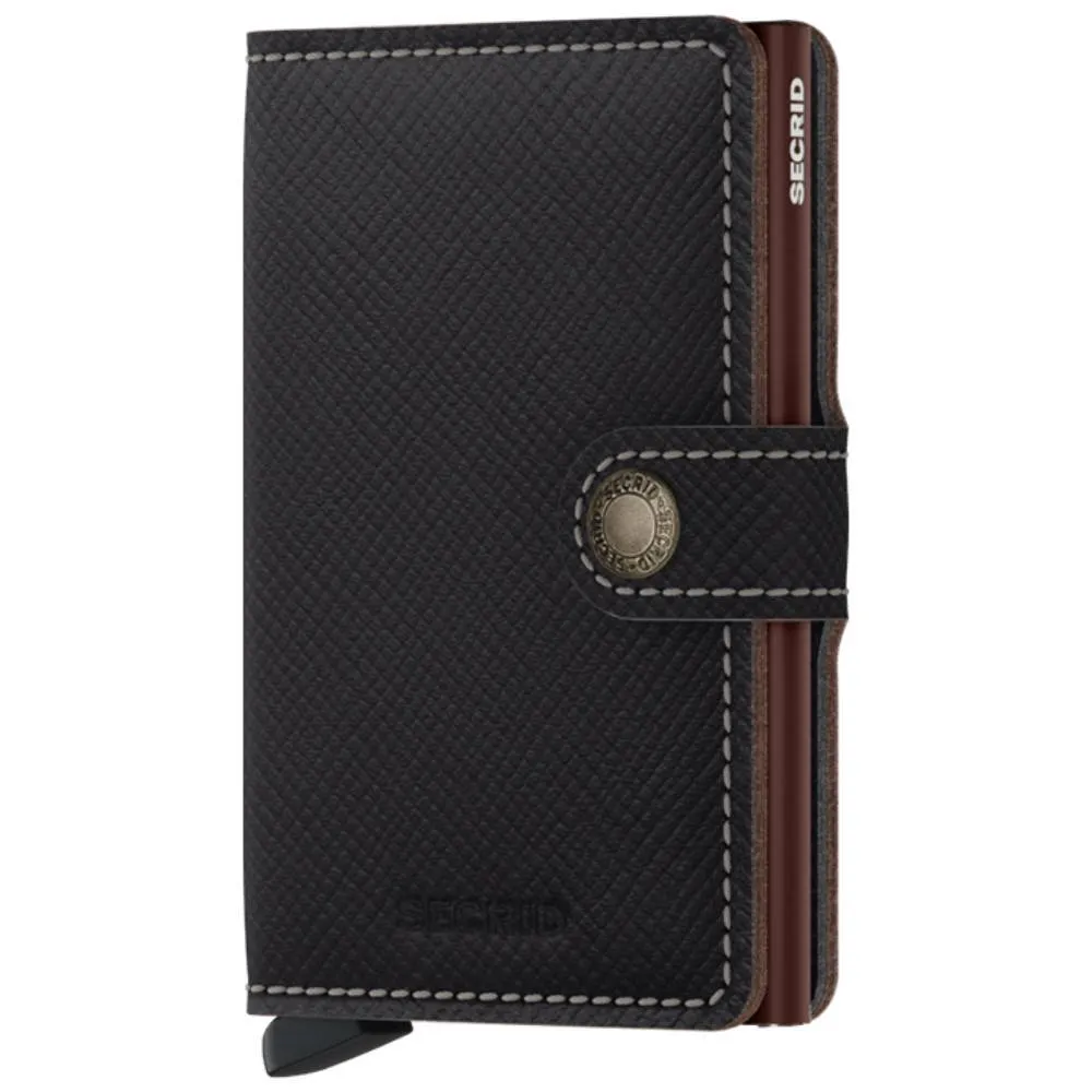 SECRID Miniwallet - Saffiano Brown