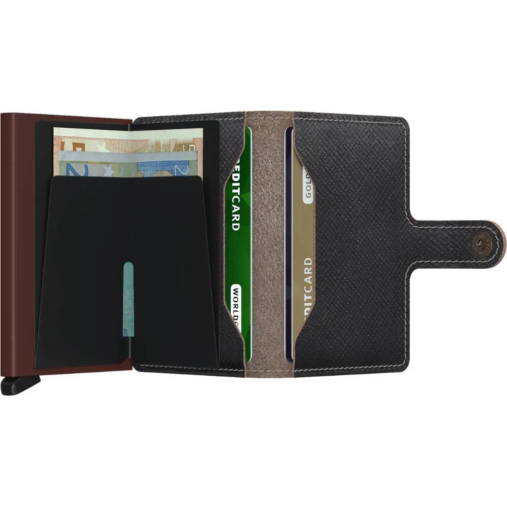 SECRID Miniwallet - Saffiano Brown