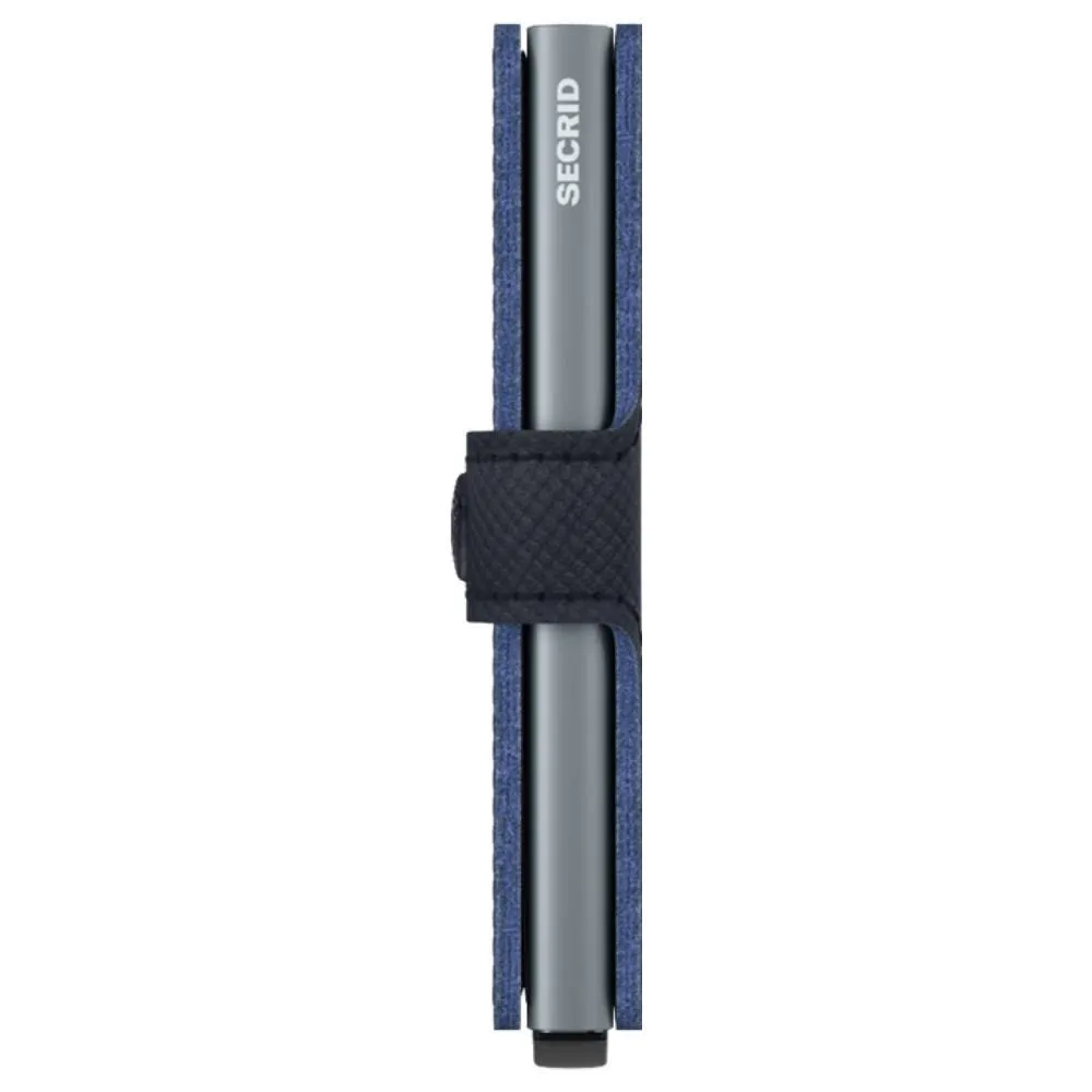 SECRID Miniwallet - Saffiano Navy