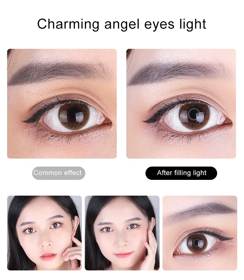 Selfie Ring Light LED Dimmable Video Studio Photography Lighting for Vlog Live Photo with Tripod Y2 fill light pink