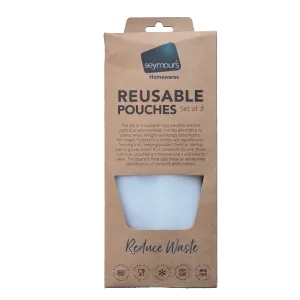 Seymours Silicone Pouch 3-Pack (250ml, 500ml, 750ml)
