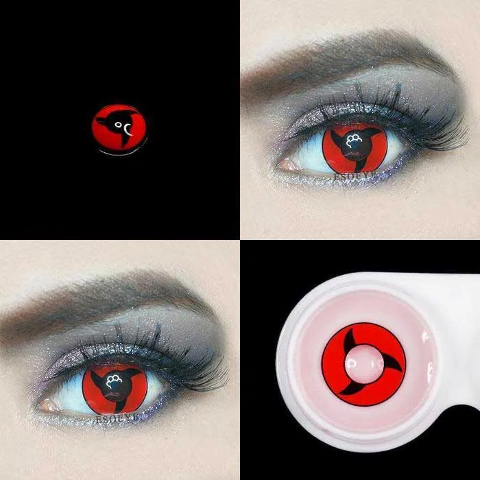 Sharingan Anime Cosplay Contact Lenses Yearly