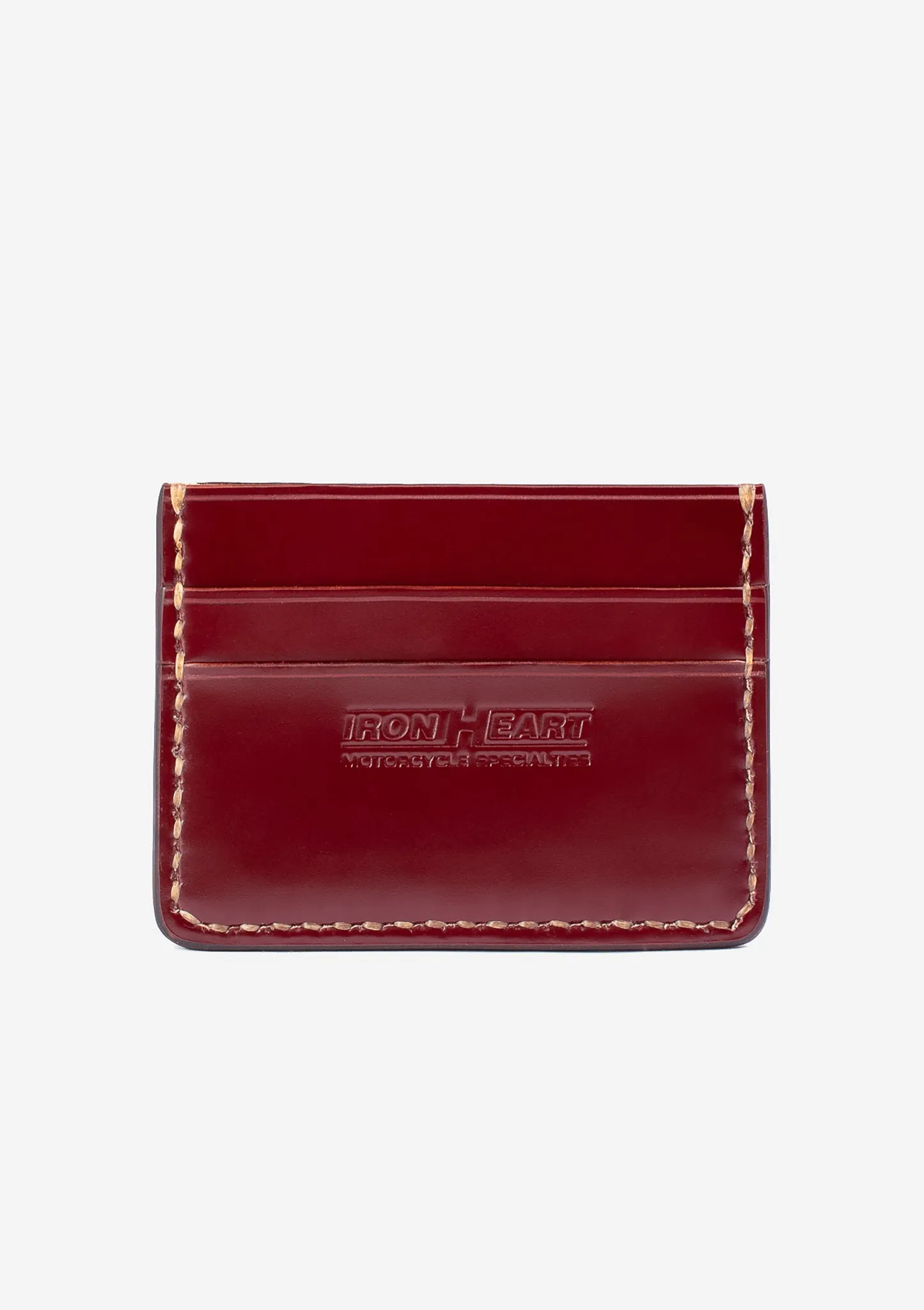 Shell Cordovan Card Holder - Oxblood