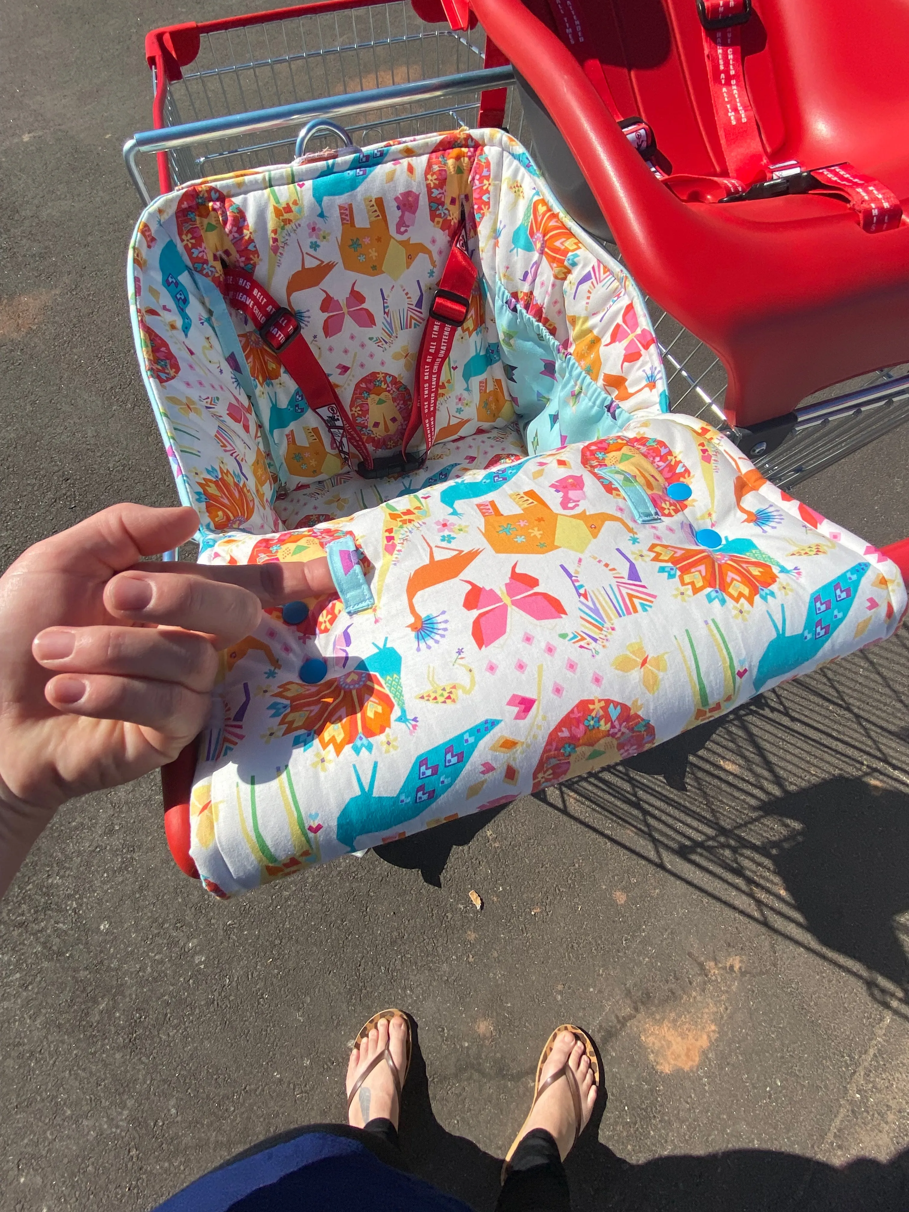 Shopping Trolley Liner Toddler Seat PDF Sewing Pattern
