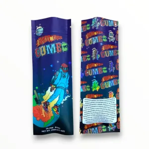 Shot Off Gumbo 2 Grams Holographic Pre Roll EMPTY PACKAGING