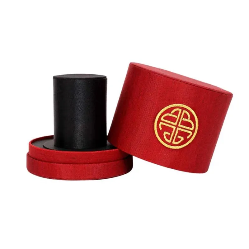 Silk Canister Box w/Insert (red)