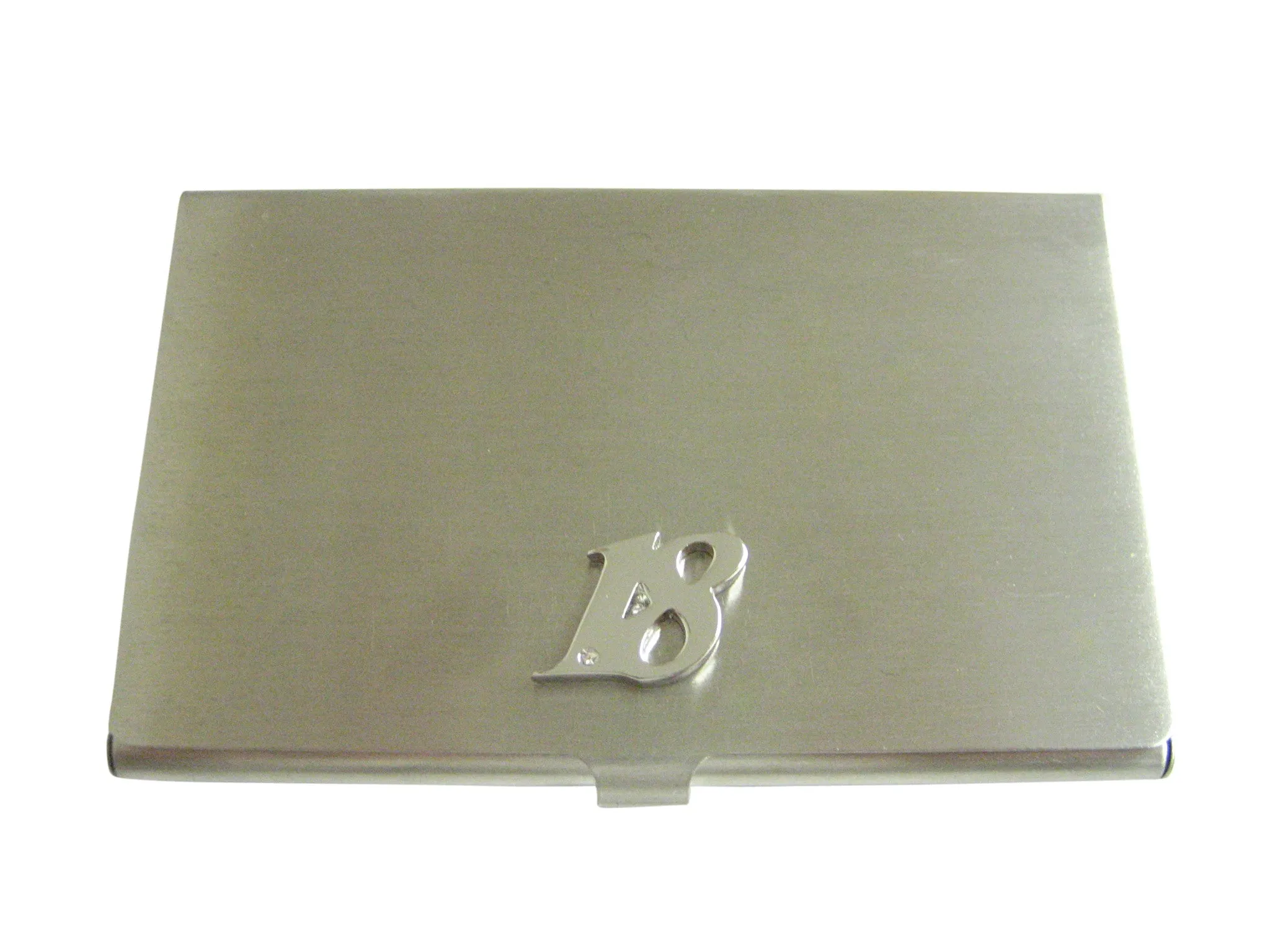 Silver Toned 18 Years Business Card Holder