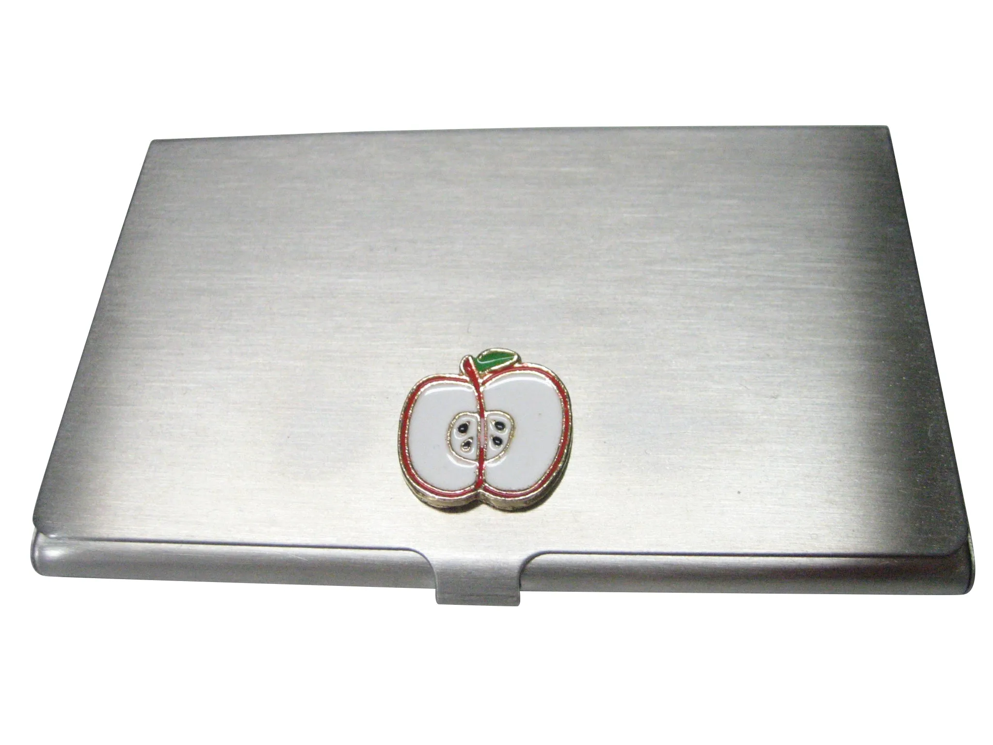 Sliced Apple Fruit Business Card Holder