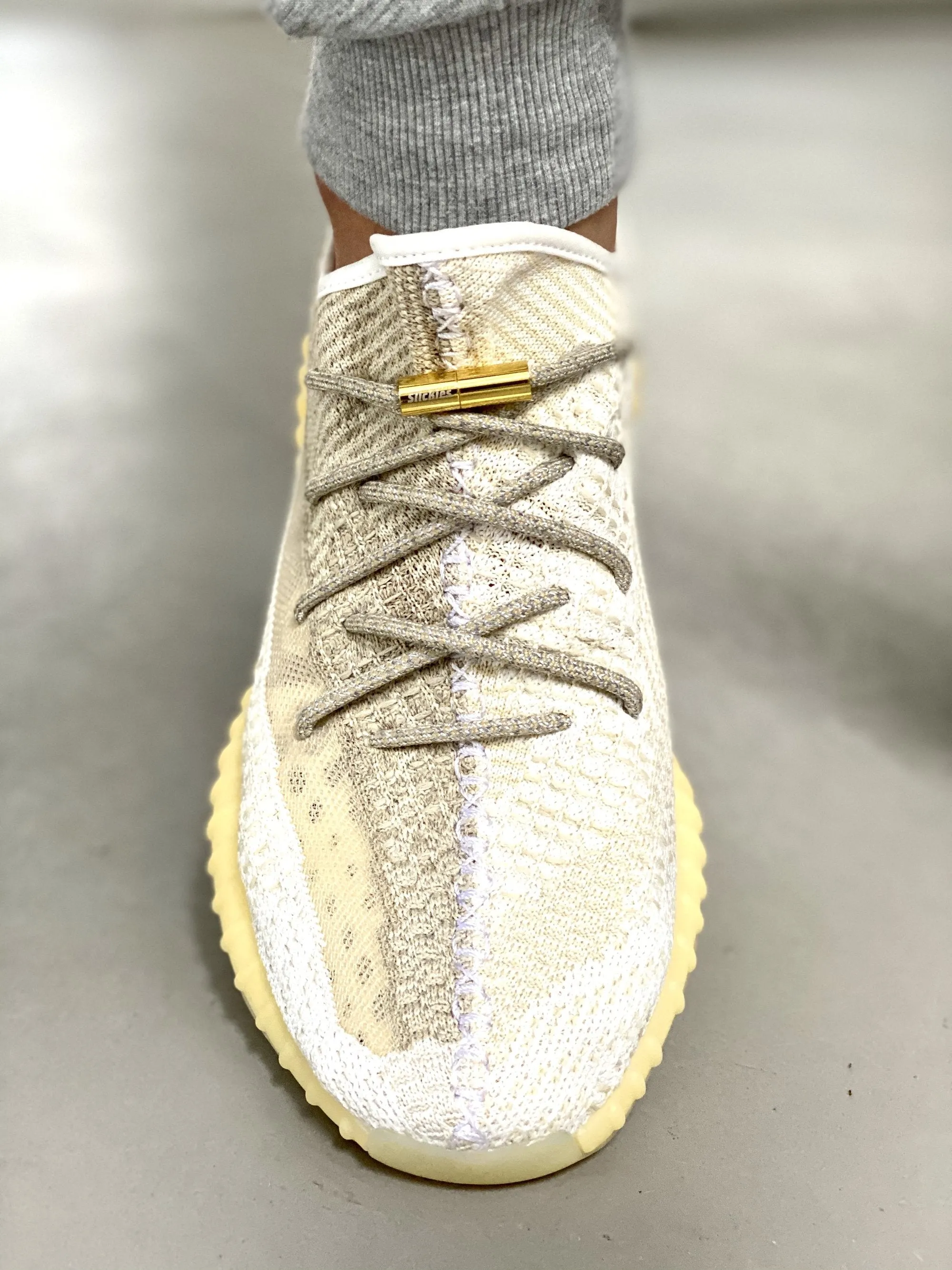 Slickies Laces "Natural Reflective"