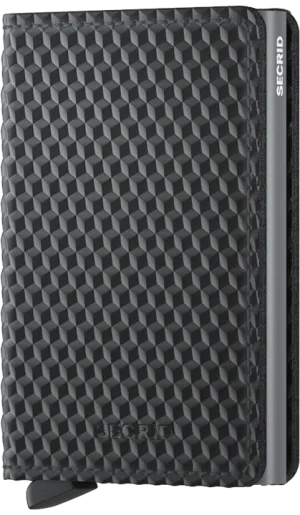 Slimwallet - Cubic Black-Titanium
