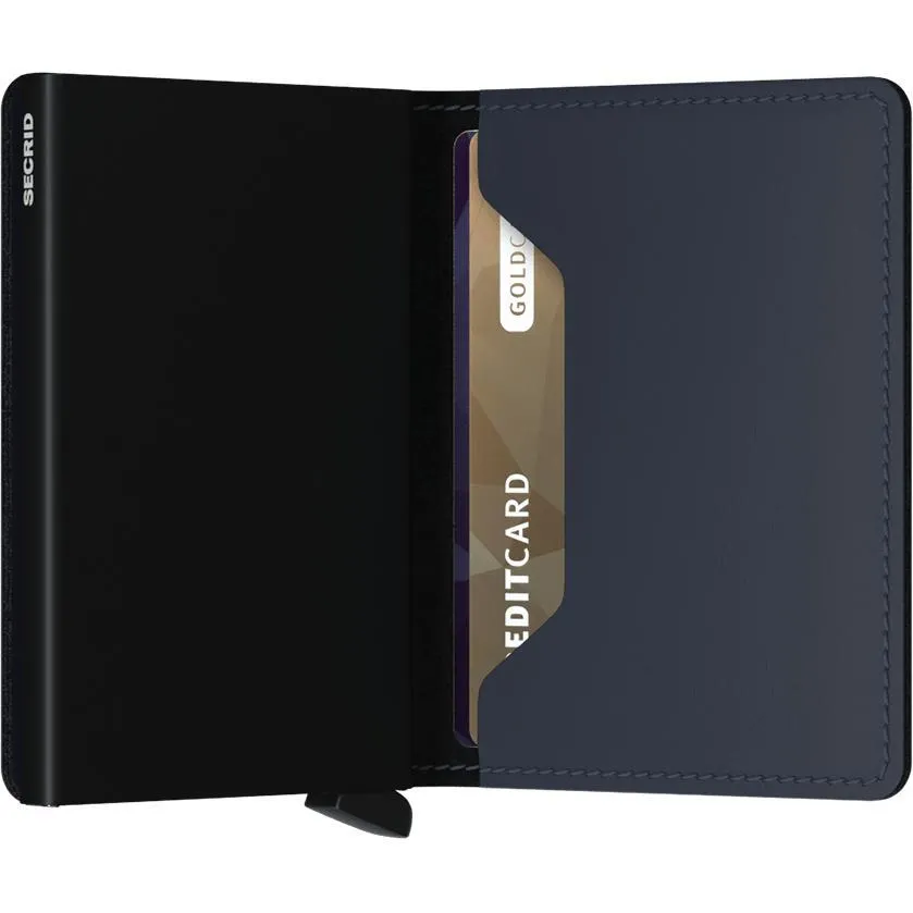 SLIMWALLET MATTE NIGHT BLUE