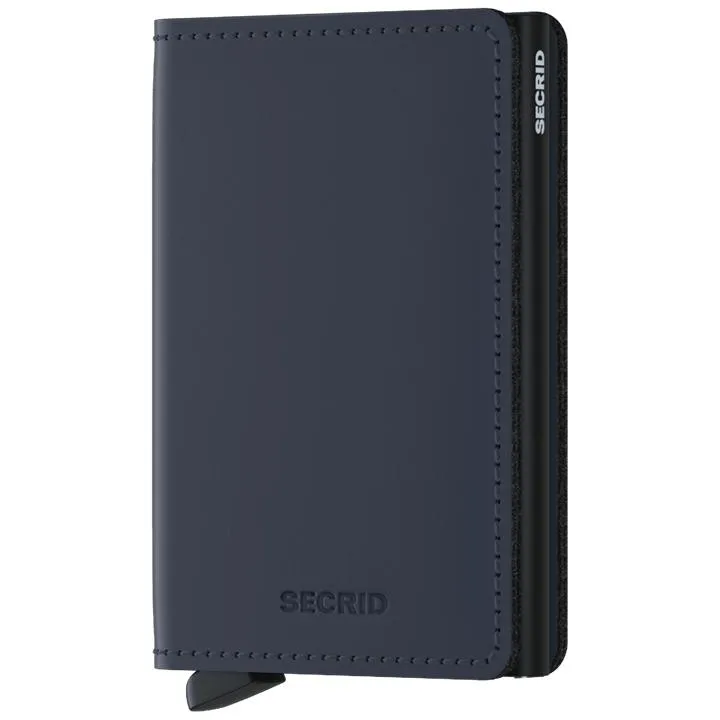 SLIMWALLET MATTE NIGHT BLUE