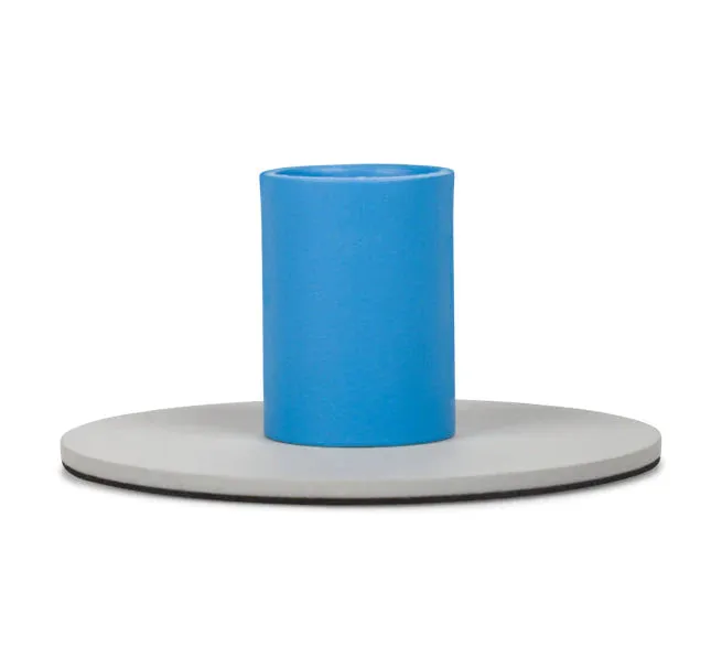Small Candle Holder | Gull Grey & Nanking Blue