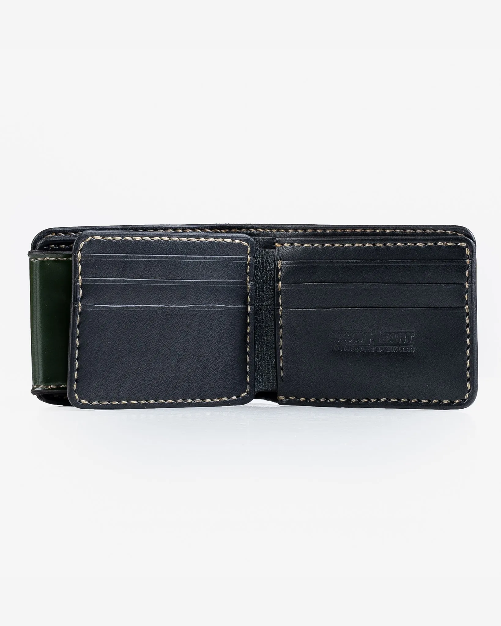 Small Shell Cordovan Wallet - Green