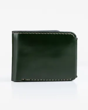 Small Shell Cordovan Wallet - Green
